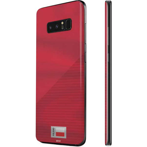 Poland Soccer Flag Galaxy Note 8 Skin